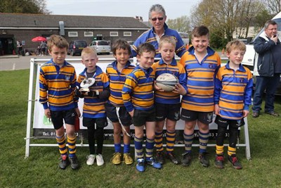 Runner Up In The U8 Competition At The Bognor Mini Rugby Festival 2014 - Beckenham RFC