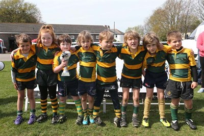 Winner Of The U7 Competition At The Bognor Mini Rugby Festival 2014 - Shoreham RFC
